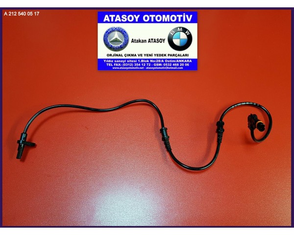 MERCEDES W212 4MATIC ÖN ABS SENSÖRÜ 2125400517 2129050901 0265008048 A2125400517 A2129050901 A 212 540 05 17 A 212 905 09 01